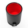 Bar Party Dices Game Accessories Dices Box PU Leather Dices Cup Container with 5 Dices for Game Playing Party Favor Toy