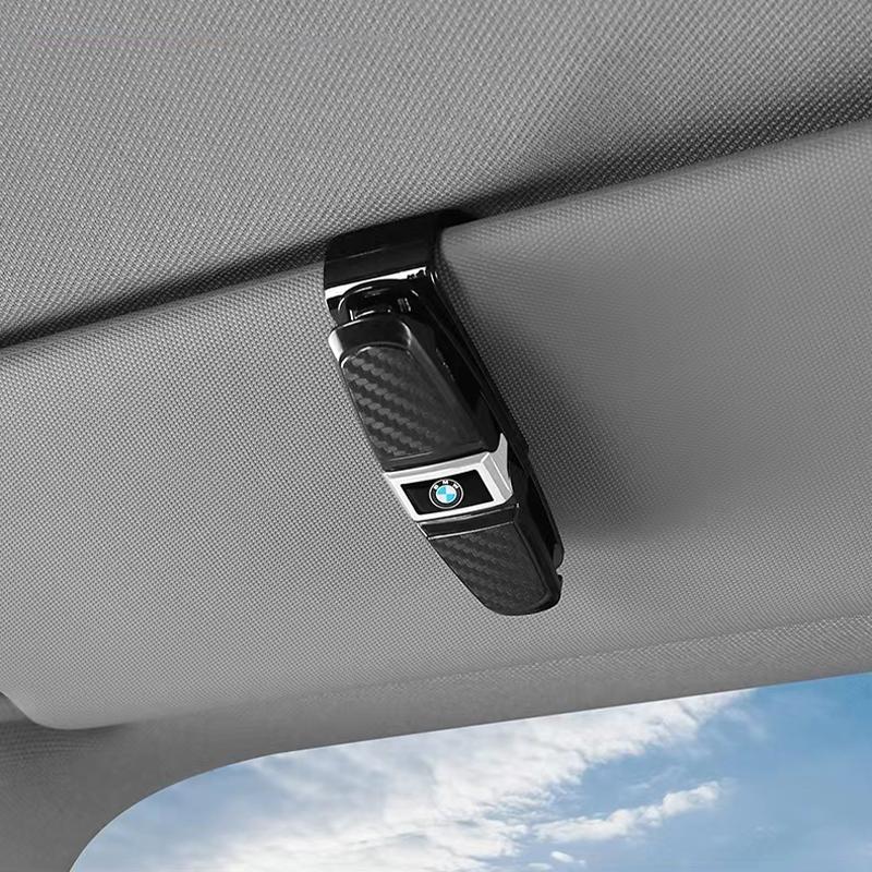 Car sunshade glasses hook clip bracket magnetic multifunctional storage accessory For BMW Performance E46 E90 F10 F30 X3 F20