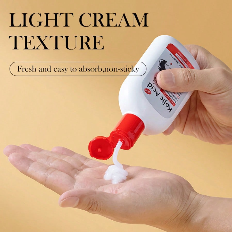 Portable Kojic Acid Hand Cream for Deep Moisturizing Hydration & Nourishment Travel-Friendly Skincare