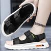 Men's shoes 2025 summer new outdoor travel beach shoes men's fashion Velcro casual comfortable soft-soled sandals