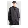 Men Loose Long Sleeve Casual Thin Solid Plus Size Dress Shirt