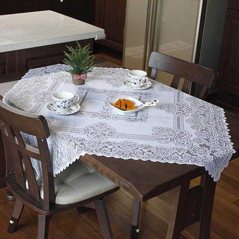 Lace Square Tablecloth for Two
