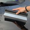 1Pc Black Small Soft Silicone Window Wiper for Car Glass Wiping, Home Kitchen Toilet Cleaning