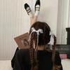 2Pcs Korean Lace Bow Hair Clip Trend Long Ribbon Hairpins Barrettes Headband For Women Girl Hair Accessories