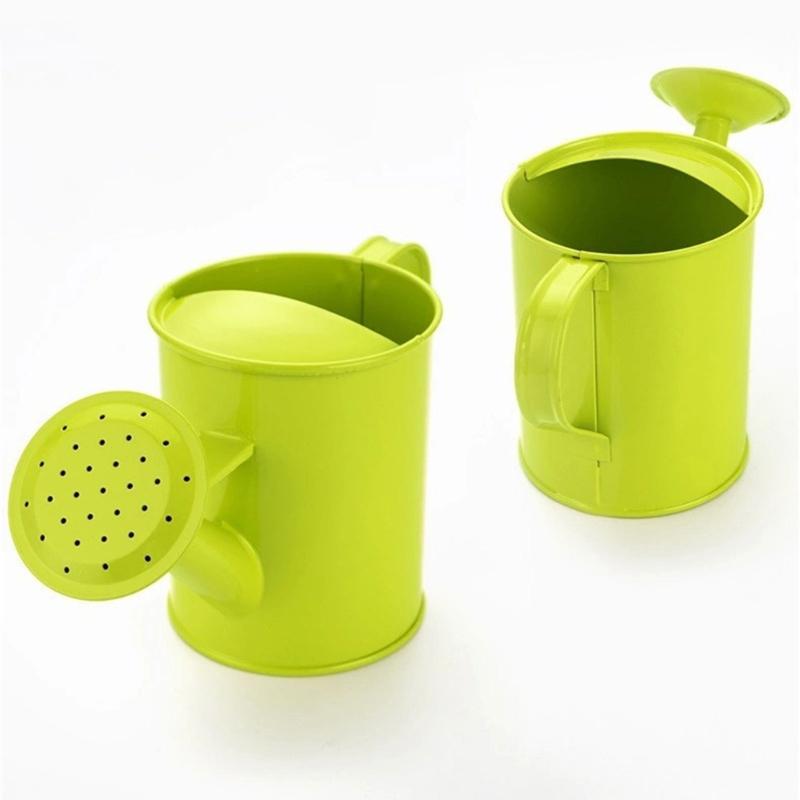 Indoor Garden Plant Watering Can Rust Resistant Iron Watering Pot with Bright Color for Easy Watering and Planting Use