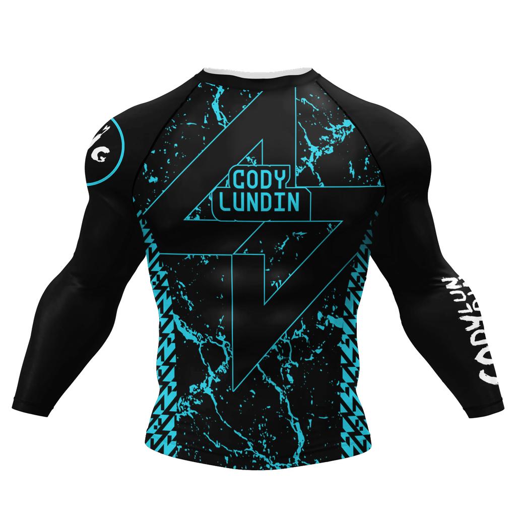 Cody Lundin Custom Bjj Mma Compression Rashguard Camo Jiu Jitsu No Gi Long Sleeve Bjj Rash Guard Fitness Wear