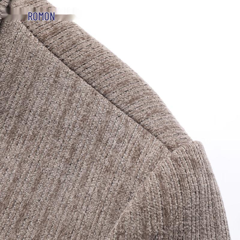 ROMON E Men's Business Casual Lapel Jacket