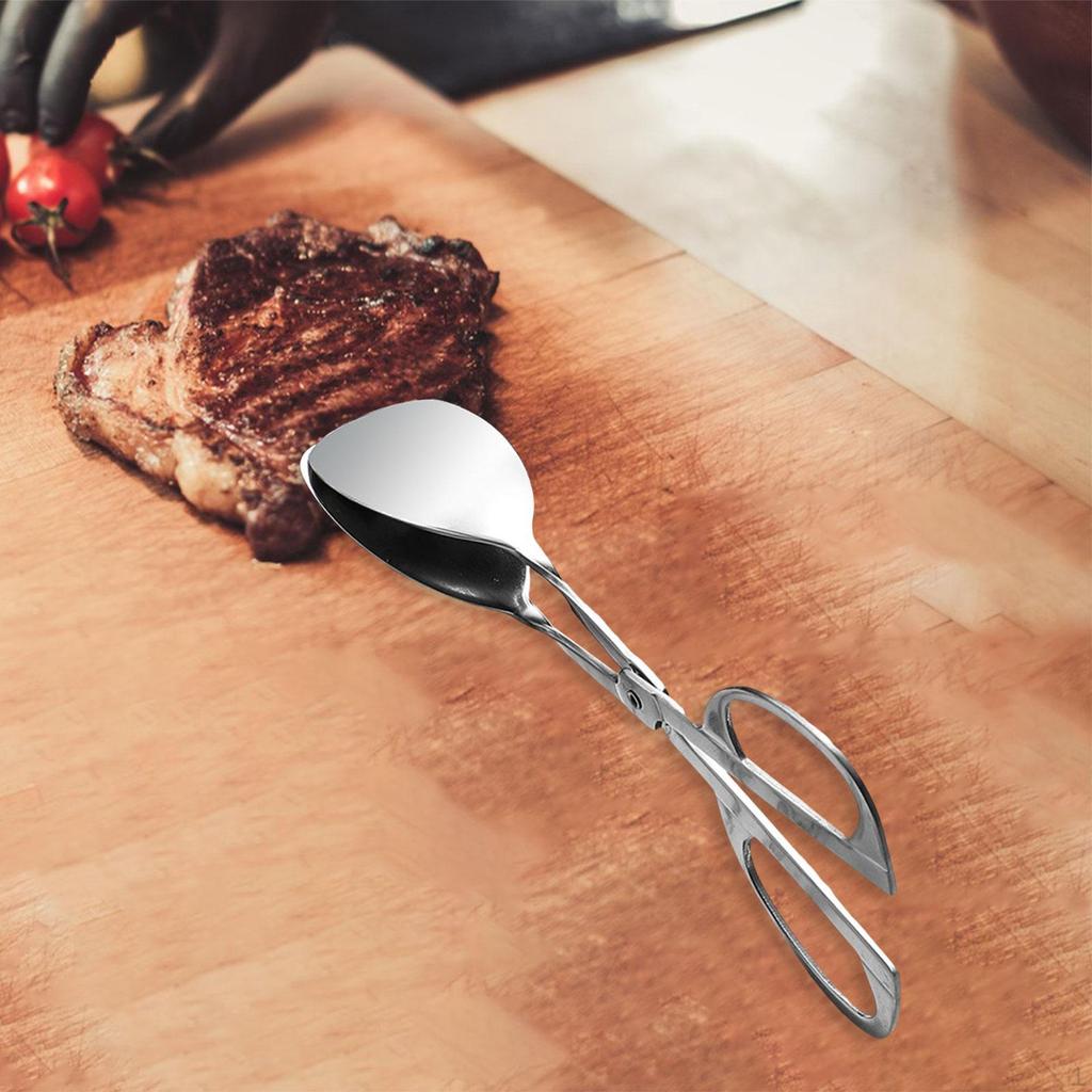Buffet Kitchen Tongs Food Serving Scissors for Grilling Frying