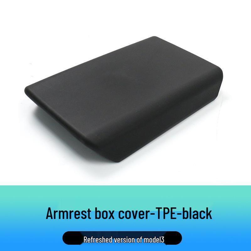 Tesla Model Y & 3 Armrest Box Protective Cover - TPE Material
