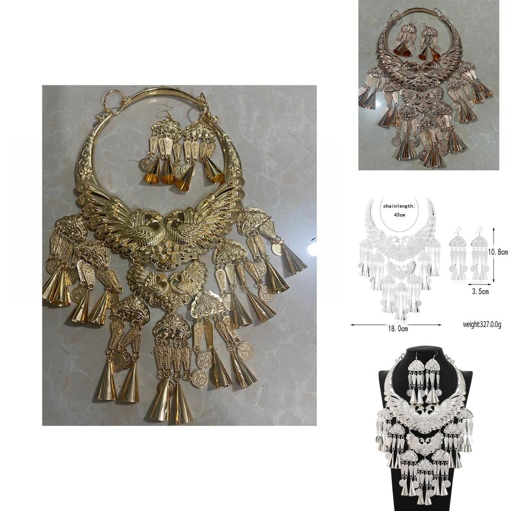 Retro Animal Shape Zinc Alloy Necklace With Towering Bell Charm For Fashion Accessories