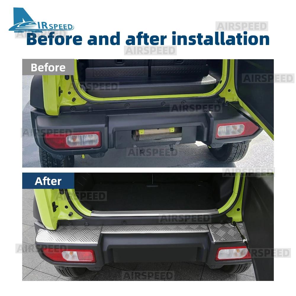 For Suzuki Jimny 5 Door 2023 2024 2025 Nomade Exterior Rear Bumper Guard Plate Universal Left Right Accessories