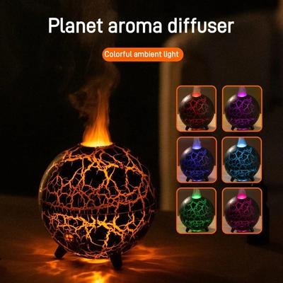 Neuer Planet Bunte Atmosphäre Lampe USB Luftbefeuchter 200ML Wassertank Kann Ätherisches Öl Hinzufügen Haushalt Mini Diffusor Diffusoren