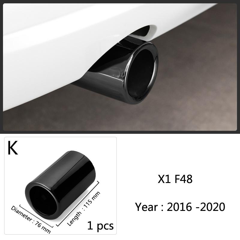For BMW 1 2 3 4 5 Series X1 3GT F20 F22 F30 F32 F34 F36 F10 F48 Car-Styling Stainless Steel Car Exhaust Muffler TailPipes Cover