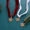 Santa Christmas Choker Cartoon Cartoon Pendant Choker Personality Velvet Collar Necklaces  Girl