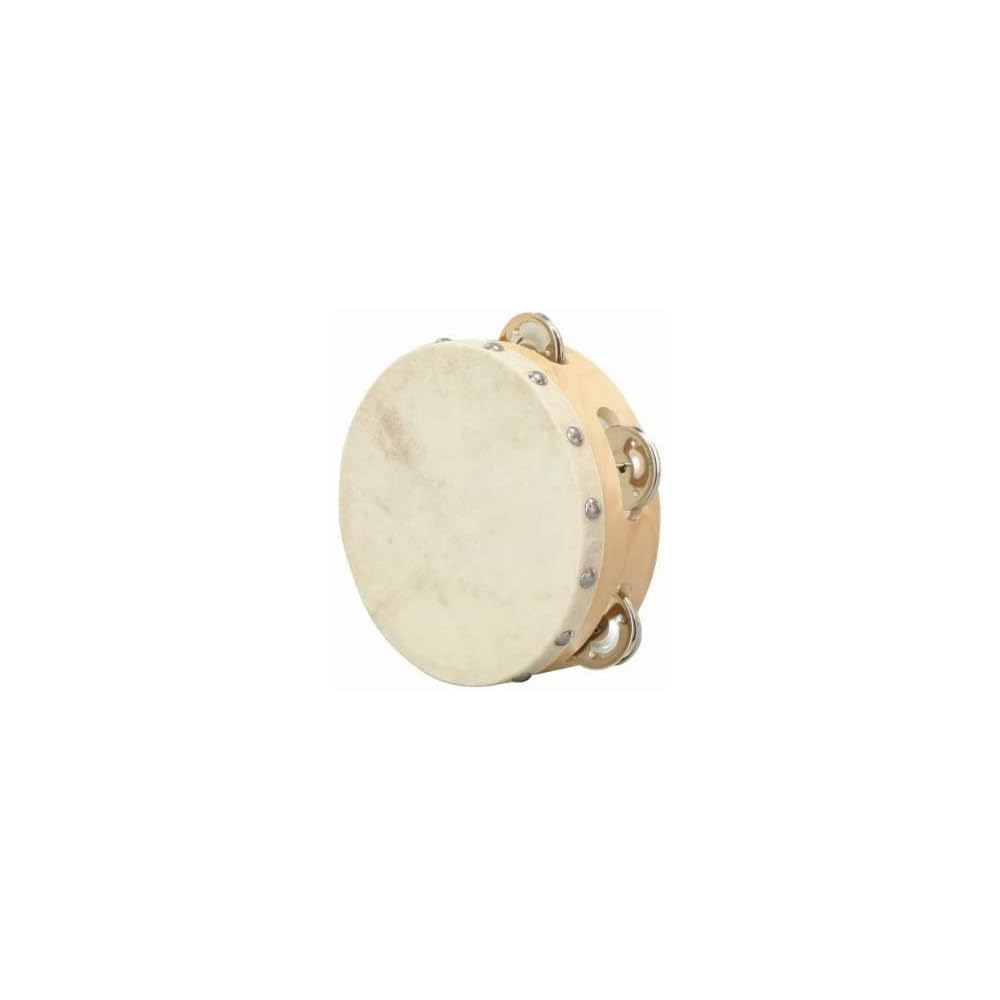 [Set of 3] KIKUTANI TMB-15 Genuine Leather Wooden Tambourine 15cm