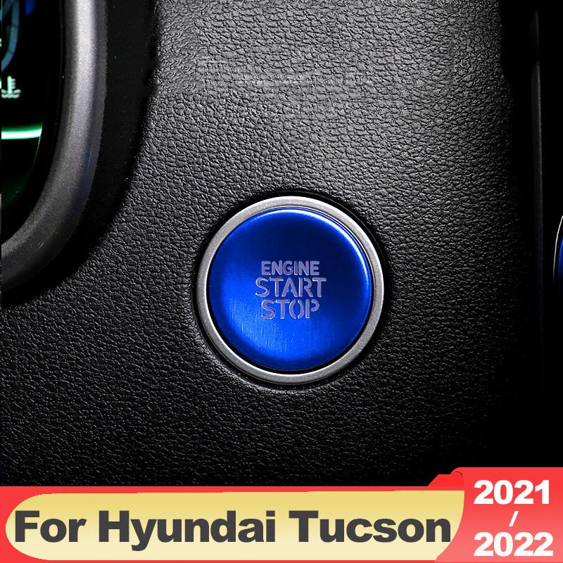 Pentru Hyundai Tucson NX4 2022 2023 Hybrid N Line Pornire Oprire Motor Aprindere Buton Capac Trim Autocolante Accesorii