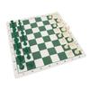 Chess Set PU Chessboard Portable Standard Size International Chess Board Game for Kids Adults for Home Travel