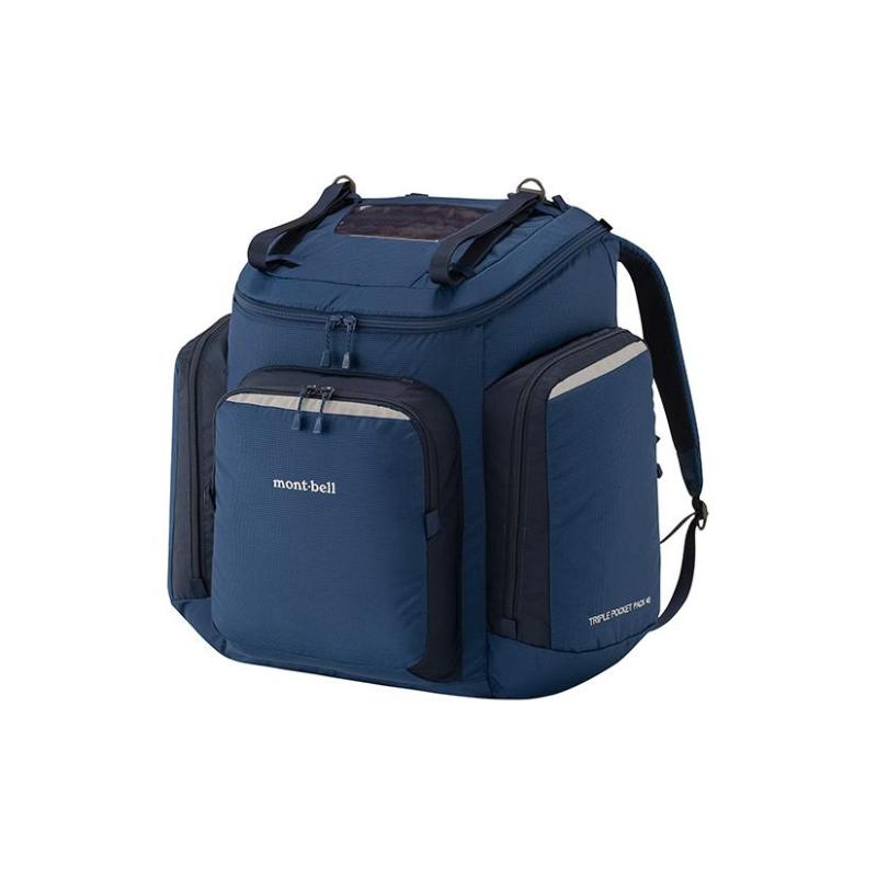 

MONTBELL Triple Pocket 40L Large Capacity Lightweight Nylon Backpack Regular Men s Indigo индиго