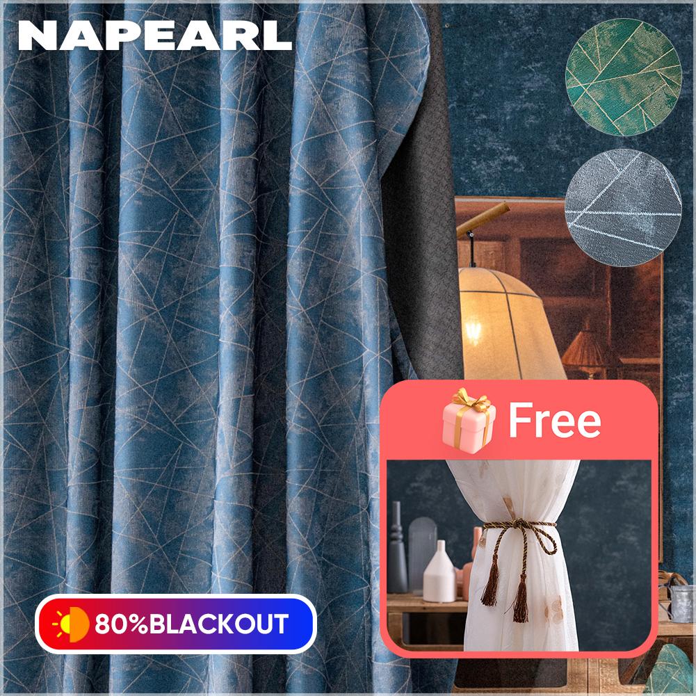 Buy 1PC 80 Blackout Curtain Dark Tiedye Highend Luxury Blackout
