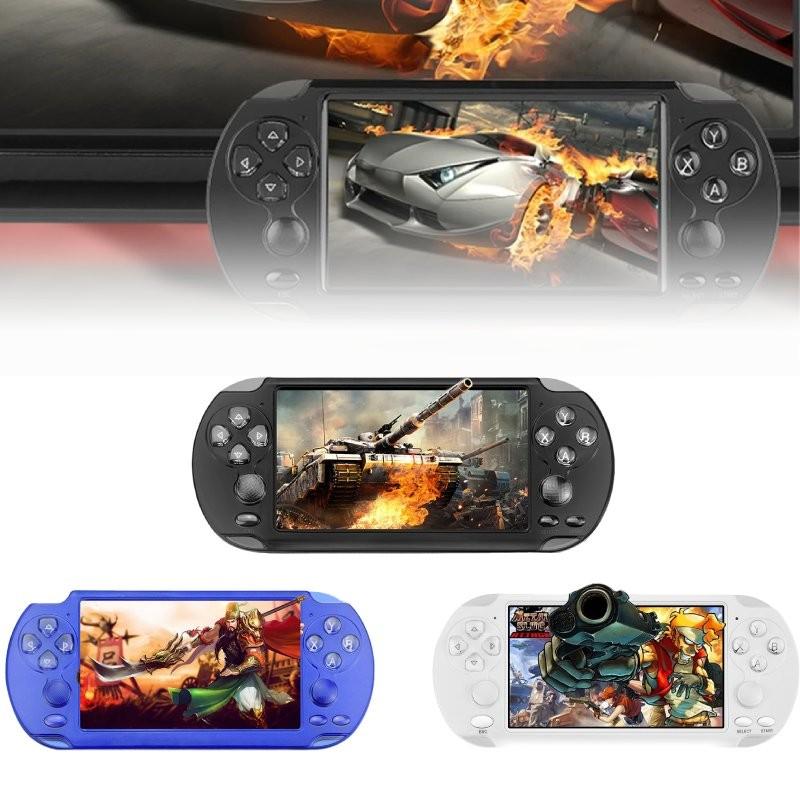 Nostalgic 5.1 Inch Dual Joystick X9-s Handheld Game Console With 128 Bit Rpg Games
