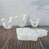 Hen Chicken Silicone Candle Molds for Candle Soap Gypsum Decoration Temperature Resistant Epoxy Resin Molds for Craft