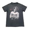 Vintage John Lennon T-Shirt Herren Klein Schwarz New York City 1996 90er Verblasstes Unisex T-Shirt