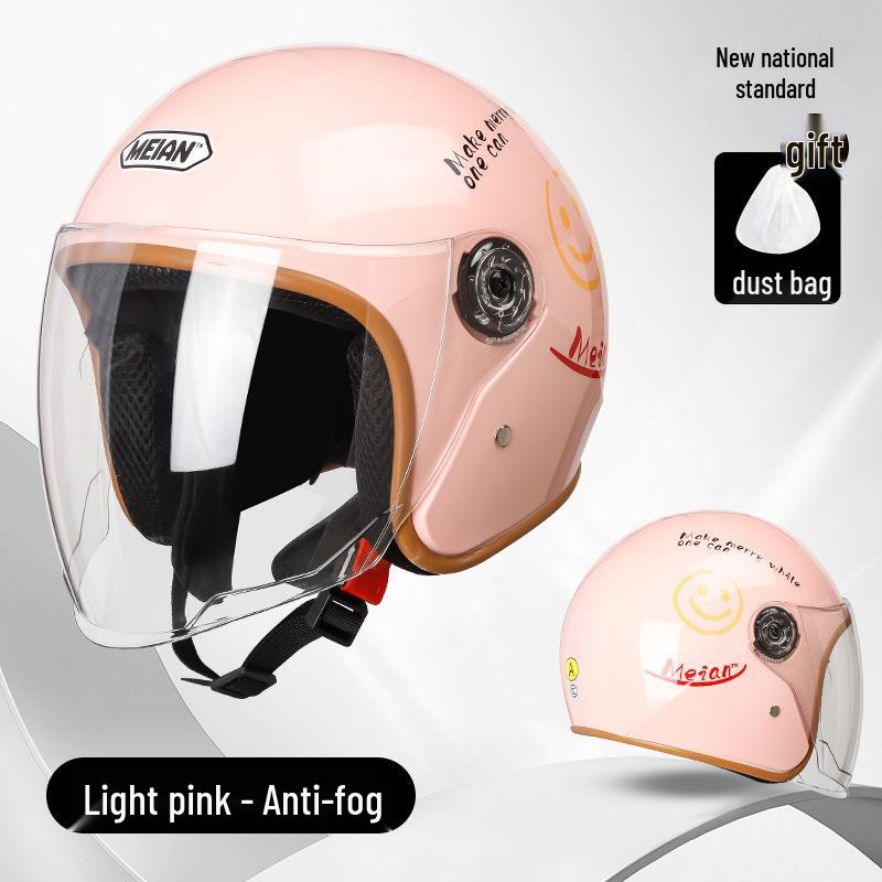 3C Certified Winter Electric Scooter Helmet with Cute Smiling Design for Men & Women