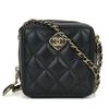 Used Shoulder Bag Matrasse Caviarskin Black Mini Bag