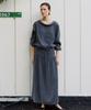 NOEUD Sk014 Muted Pintuck Skirt (Dark Gray)