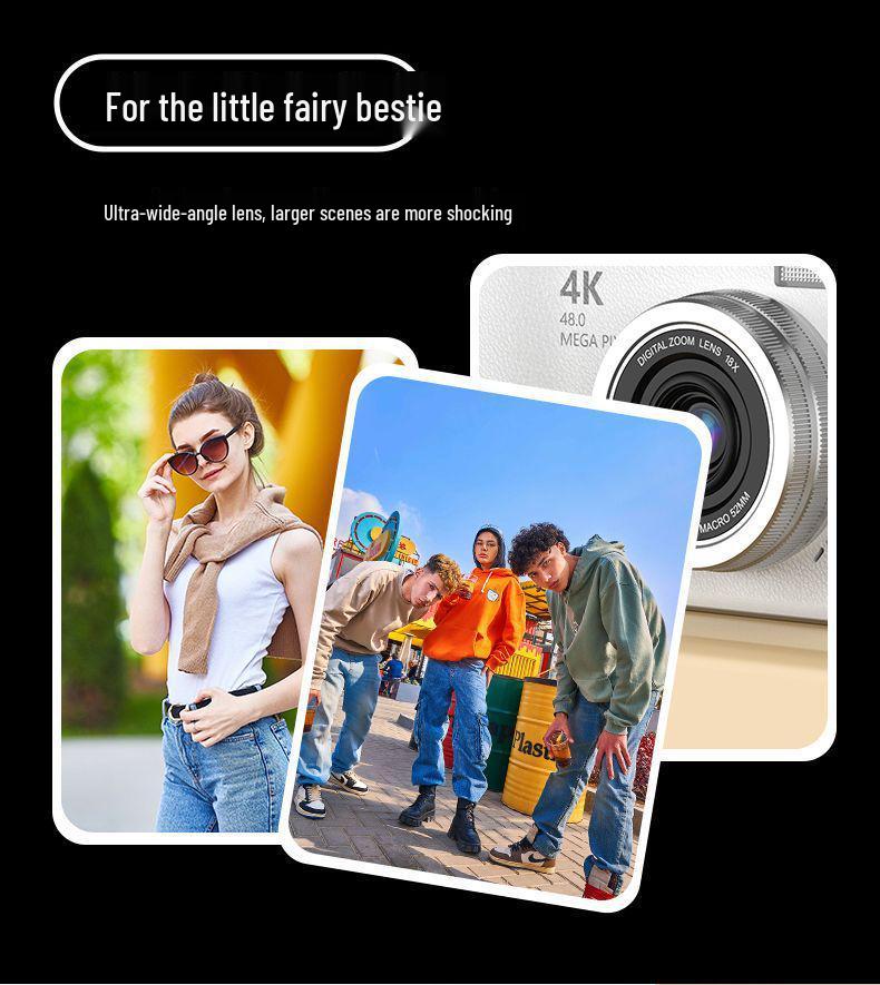 Cross-Border HD Digital Mini Camera for Students - Retro CCD Children's Party and Travel Photographer.