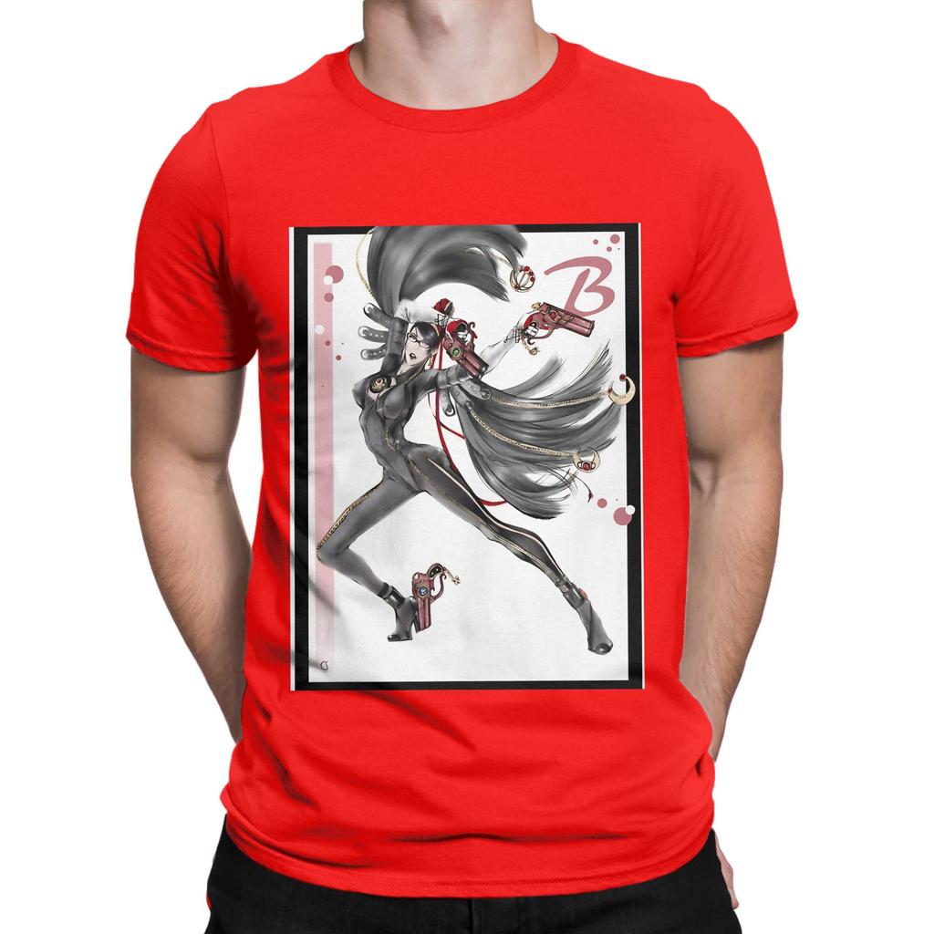 Bayonetta Awesome Funny 100 Cotton TShirt Bayonetta Game Tees Tops For Unisex