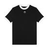 Marincer Mtt088a Cjer0011 Bk99 Moon Logo Embroidered Contrast Mens Short Sleeve Tee
