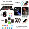 Smart New Watch Women Men Flashlight Heart Rate Monitor Sleep Tracker 1.83" Full Touch Screen Sports Fitness Smartwatch Man