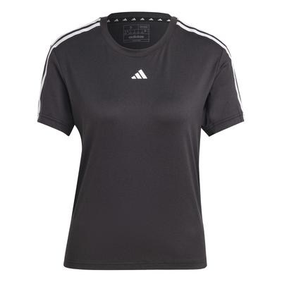 Adidas Aero Lady Train Essentials T-shirt à manches courtes BUT04 3 bandes Femme Noir/Blanc (IC5039)