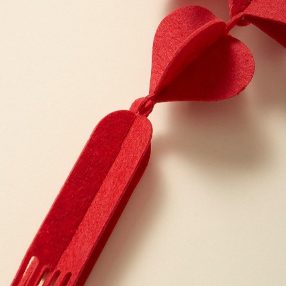 12pcs FU Character New Year Pendant Paper Craft Red Color Ceiling Hanging Ornament Background Decor DIY Hanging Decor