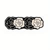 Personalized Design Camellia Flower Fluffy Carpet Bathroom Absorb Foot Mat Non-slip Floor Mat Home Decor Minimalist Bedroom Rug