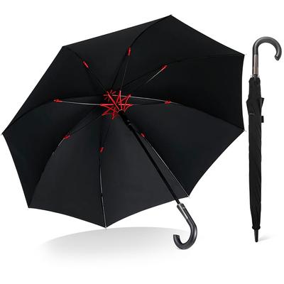 Vialifer Long Super 260T Glass Fiber with Teflon Automatic Opening Cane Suitable for Men and Women In Rain or Includes Storage Pouch Umbrella,