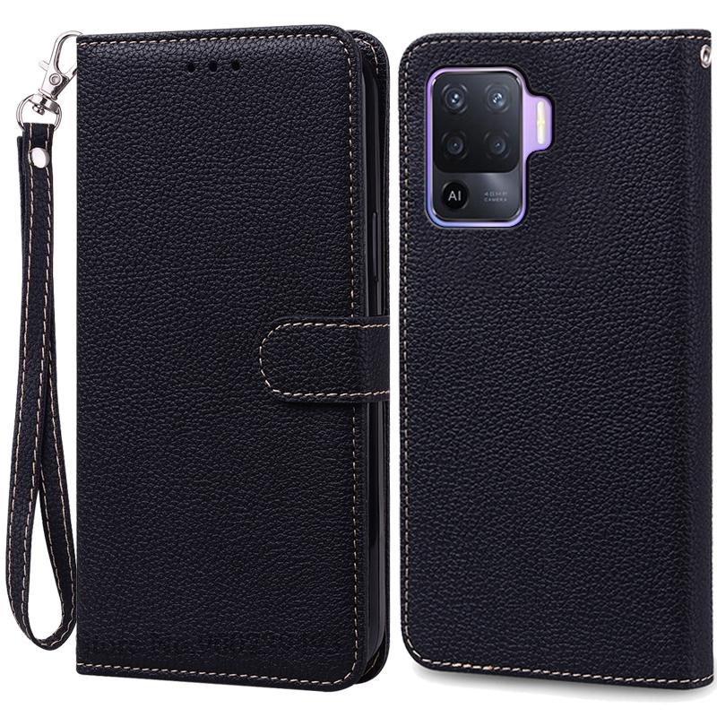 Covers For OPPO Reno 5 Lite Case Soft Silicone Wallet Leather Flip Case For OPPO Reno5 Lite Phone Case Carcasa Casing Book Cover