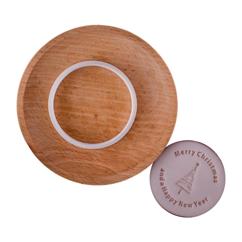 Christmas Cookie Cutters Christmas Themed Biscuit Molds Baking Cutters Plastic Cookie Embossing Molds for Festive Baking