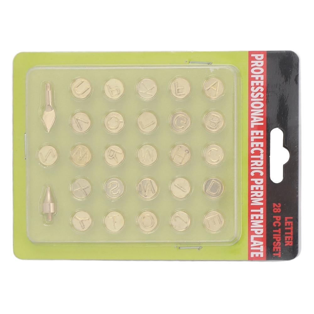 28Pcs Multi Purpose Durable Engraving Tips Easy Install Sturdy Pyrography Heads Universal Fit DIY Craft Tool Leather Engraving