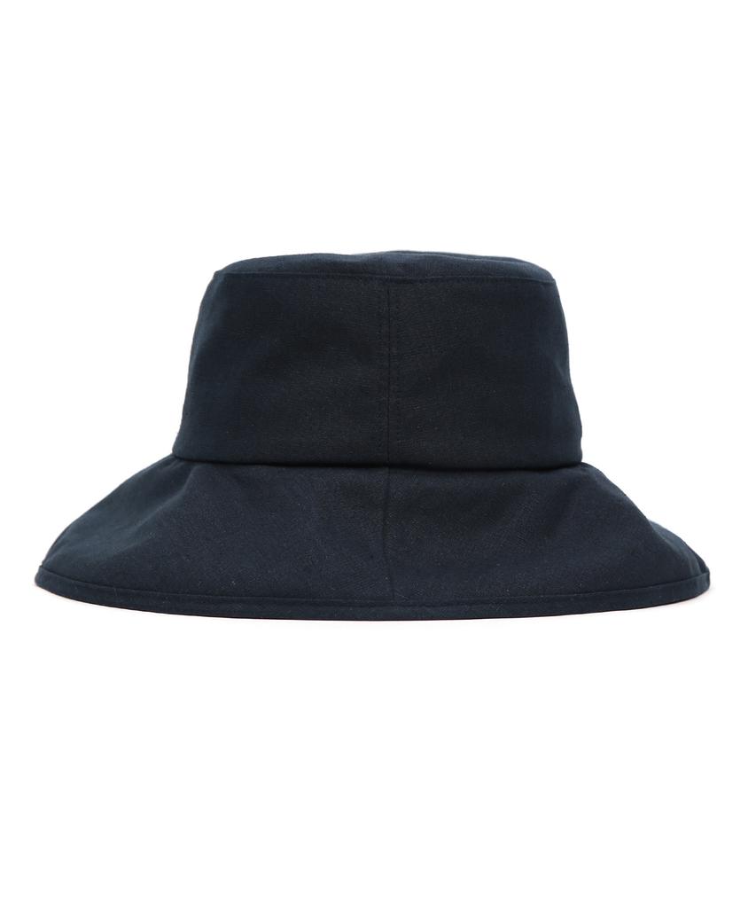 Eondeokeonteulolseutyudio Linen Bucket Hat Fold Bucket / Linen / From / D Sea