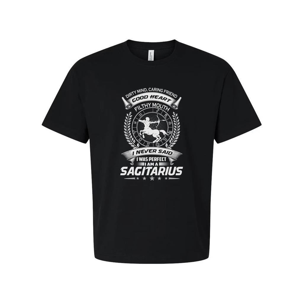 Sagittarius Zodiac Graphic Shirt I Never Said I Was Perfect Unisex Comfort Fit T