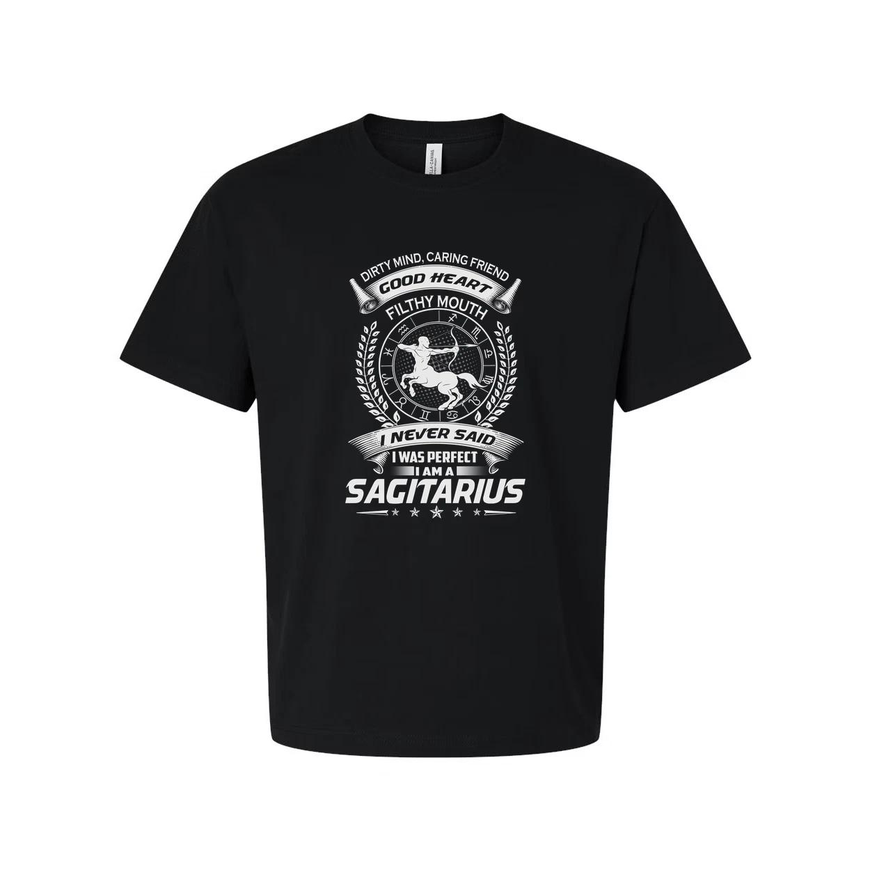 Sagittarius Zodiac Graphic Shirt I Never Said I Was Perfect Unisex Comfort Fit T S