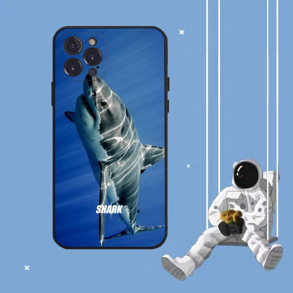 Shark Phone Case For iPhone 14 11 12 13 Mini Pro XS Max Cover 6 7 8 Plus X XR SE 2020 Funda Shell