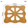 Hollow Out Wooden Coaster Kitchen Tableware Insulation Mats Thickened Anti Scalding Meal Anti Slip Pan Bowl Plate Pad