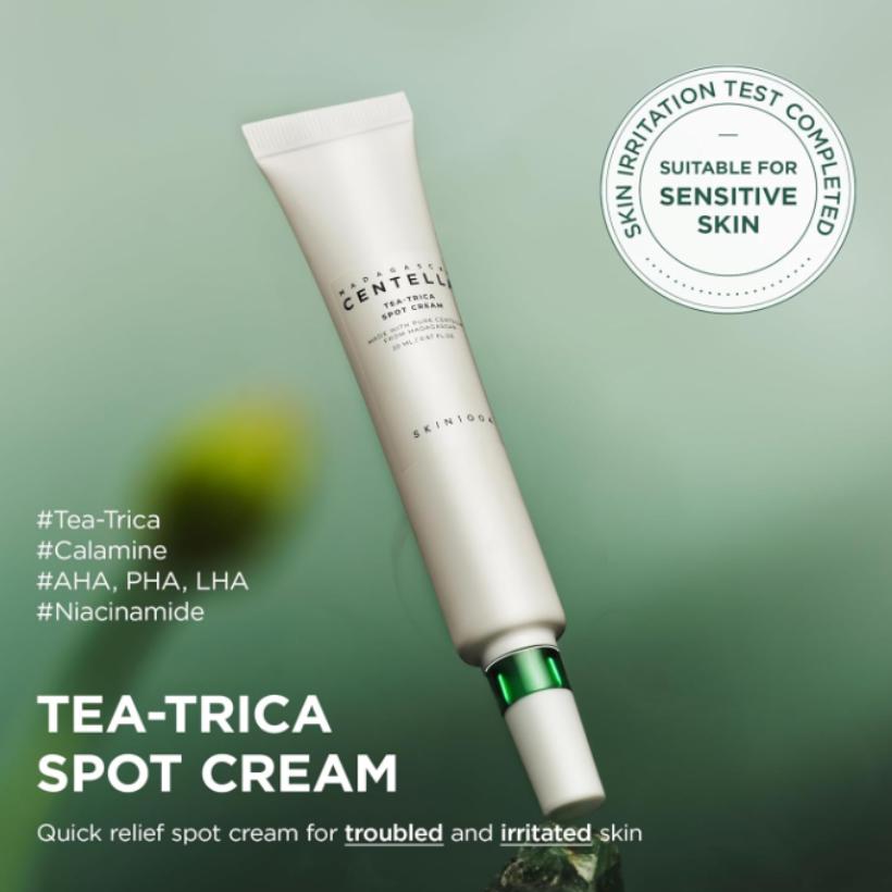 SKIN1004 Madagascar Centella Tea-Trica Spot Cream 20ml Acne Care & Soothing Treatment