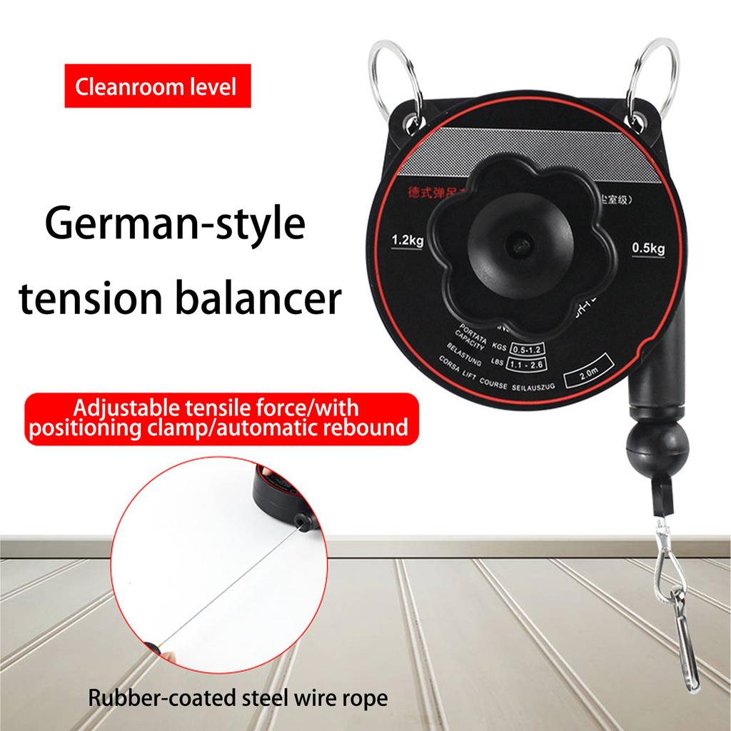 Stainless Steel Retractable Hook Adjustable From 50cm To 200cm With 1.2/3kg Capacity For Secure Hanging