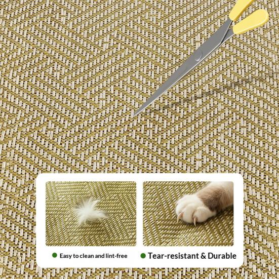 Pet Mat Cooling Rattan Fabric Breathable Anti-Slip Soft Thick Filling Sleep Heat Dissipation Summer Pet Cooling Pad