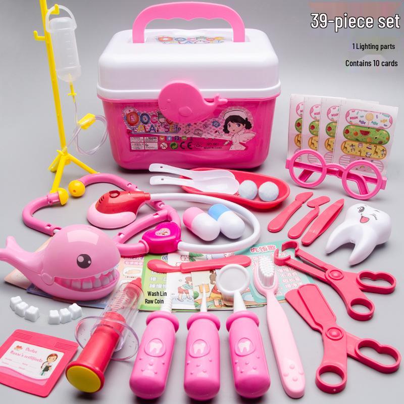 Kids' Doctor Playset: Medical Tools, Stethoscope, Injection, Ambulance