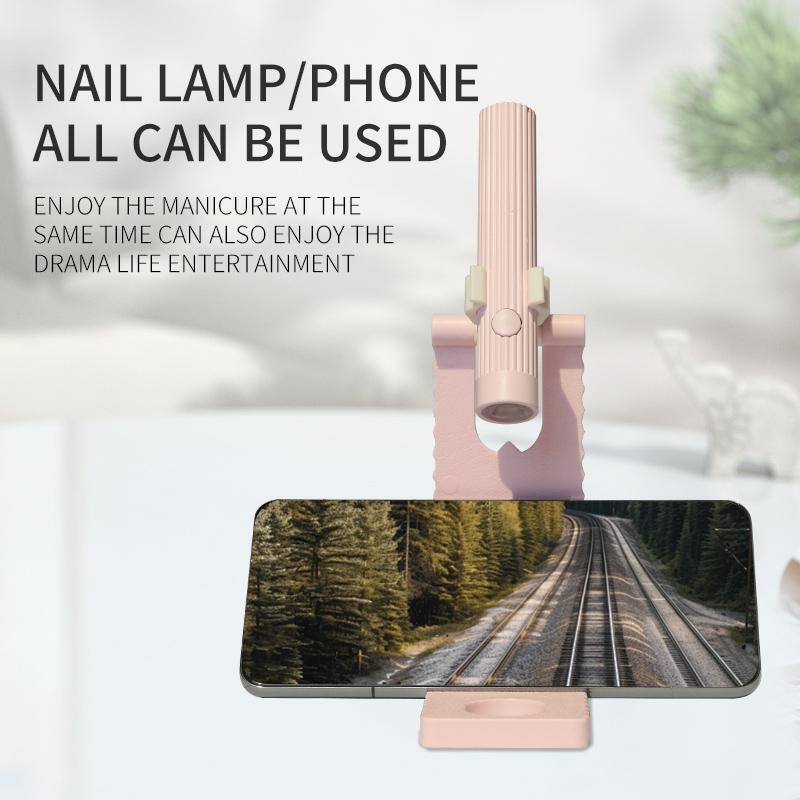 Nail Lamp Bracket UV Light Stand Portable Holder Light Stand Nail Manicure Tools Multifunctional Suitable for Travel Home
